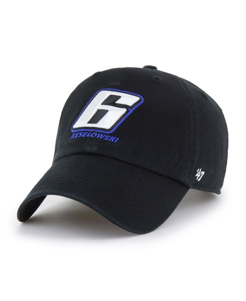 Men's Black Brad Keselowski Clean Up Adjustable Hat