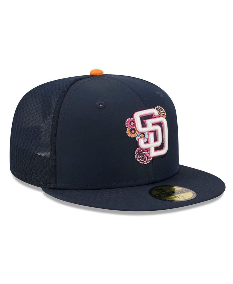 Men's Cream/Navy San Diego Padres 2026 City Connect Batting Practice 59FIFTY Fitted Hat