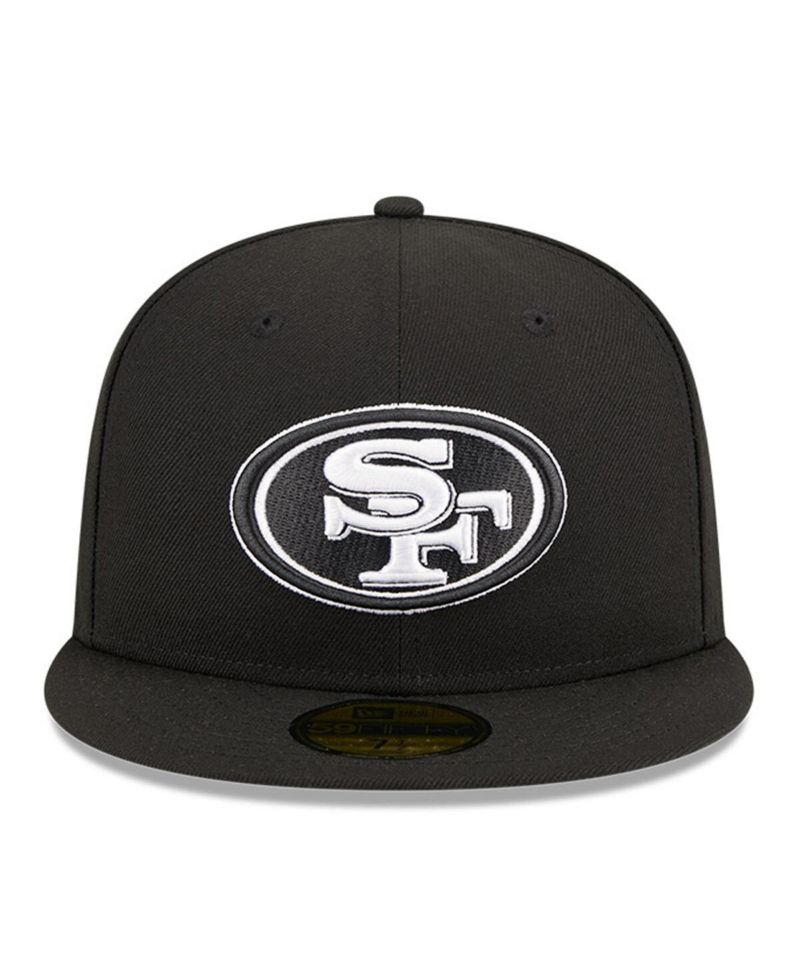 Men's Black San Francisco 49ers Main Patch 59FIFTY Fitted Hat
