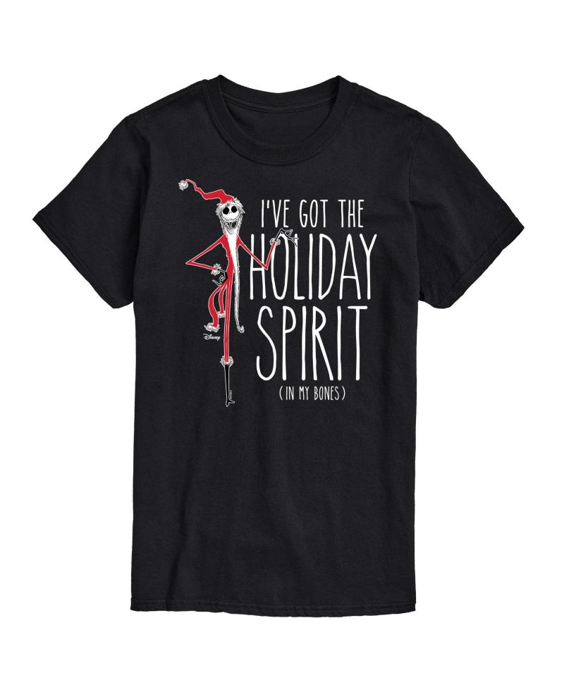 Men's Nightmare Before Christmas Holiday Spirit Short Sleeve Tee