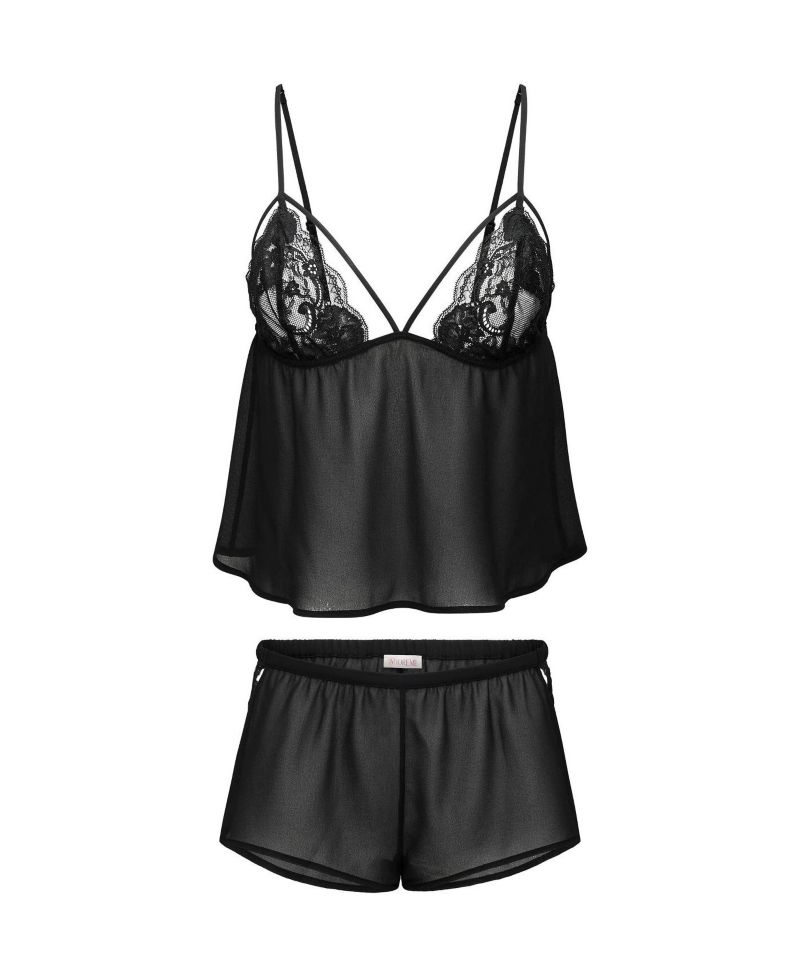 Women's Soraya Lace-Floral Cami and Short Set