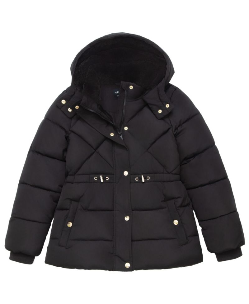 Little and Big Girls' Timeless Quilted Coat