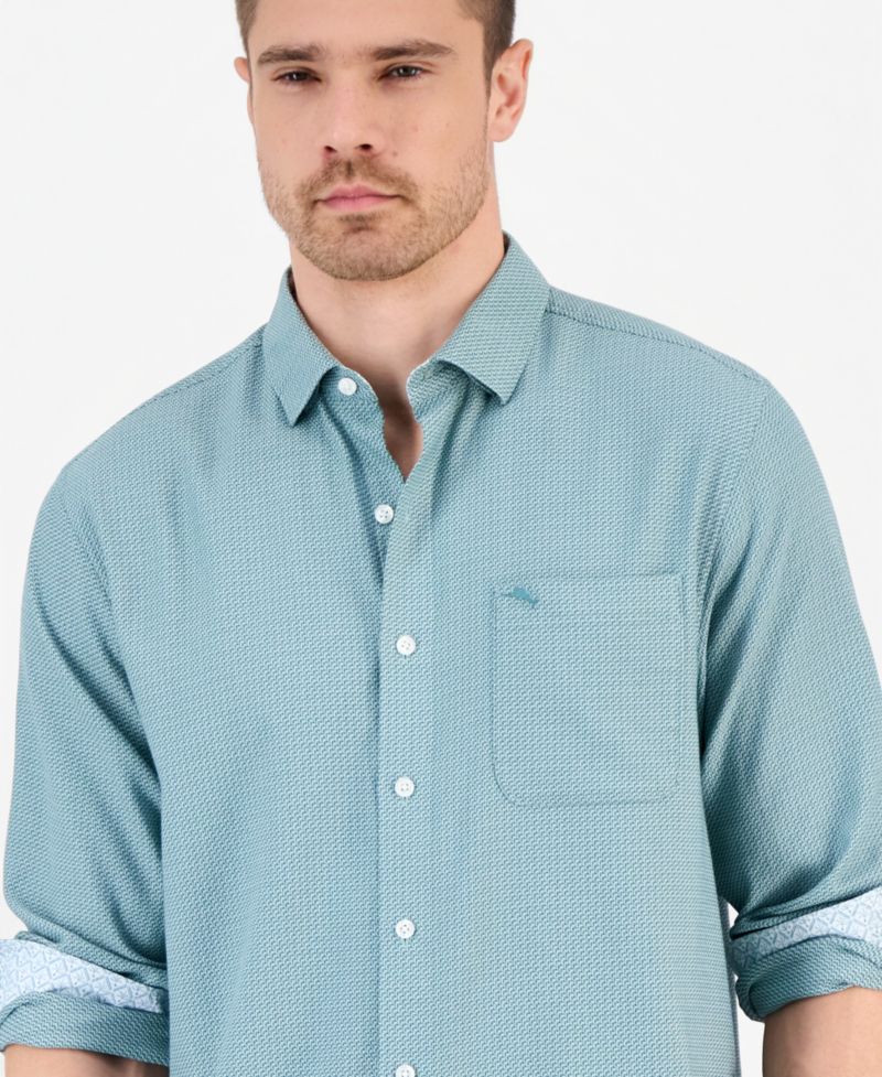 Men's Solid Woven Shirt