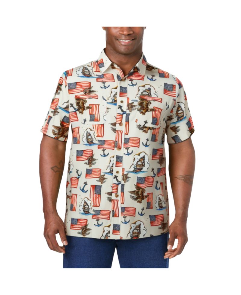 Big & Tall Short Sleeve American Sport Shirt