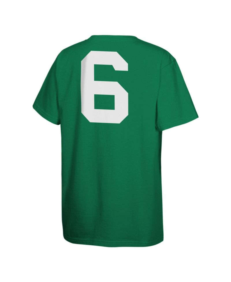 Boys' and Girls' 4-16 Bill Russell Boston Celtics Hardwood Classics Screen Print T-Shirt