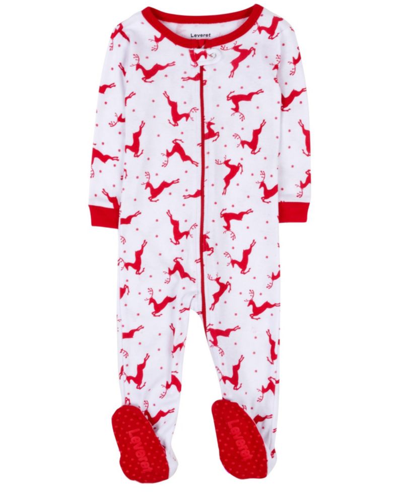 Baby Footed Fleece Holiday Pajamas