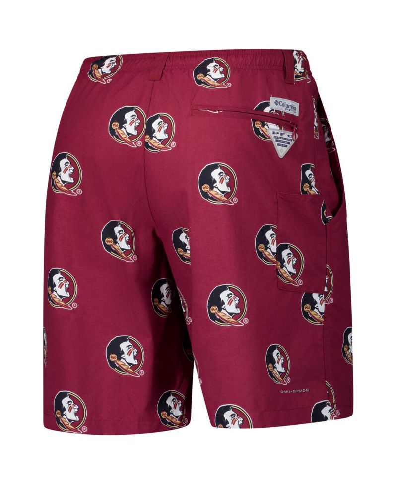 Men's Garnet Florida State Seminoles PFG Backcast III Omni-Shade Shorts