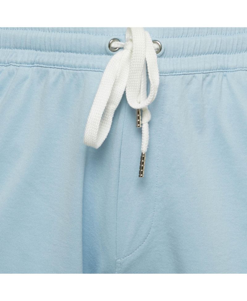 Men's Dolce & Gabbana Pre-Owned Blue Striped Cotton Jersey Shorts