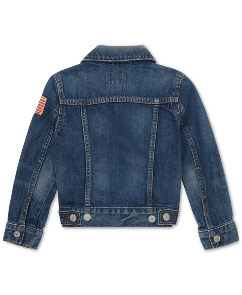 Toddler and Little Boys Cotton Denim Trucker Jacket