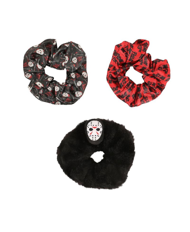 AOP Stuffed Head 3 Pack Scrunchie Set