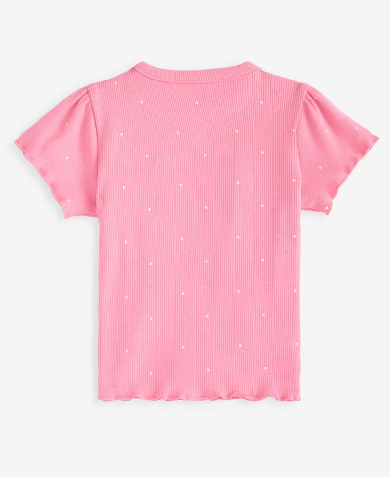 Baby Girls' Mix & Match Short-Sleeve Butterfly Ribbed T-Shirt