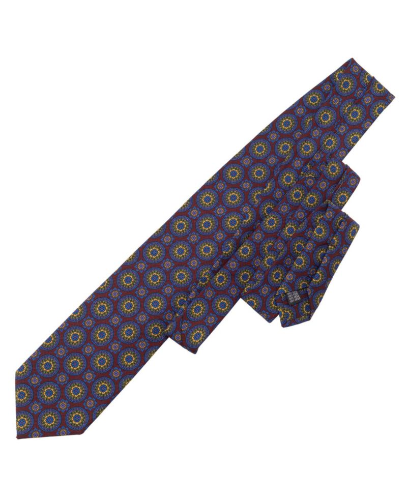 La Vigna - Printed Wool & Silk Tie for Men