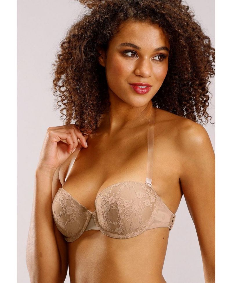 Women's Lace Accent Everyday Comfort Strapless Bra