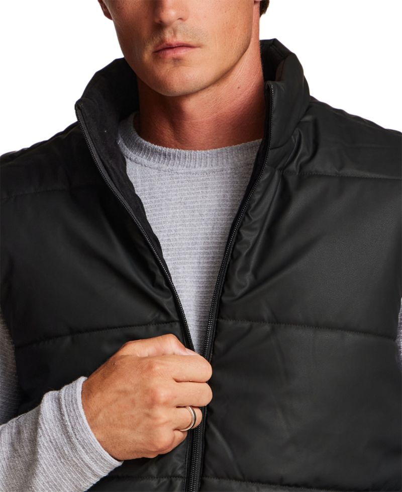 Men's Matte Full-Zip Puffer Vest