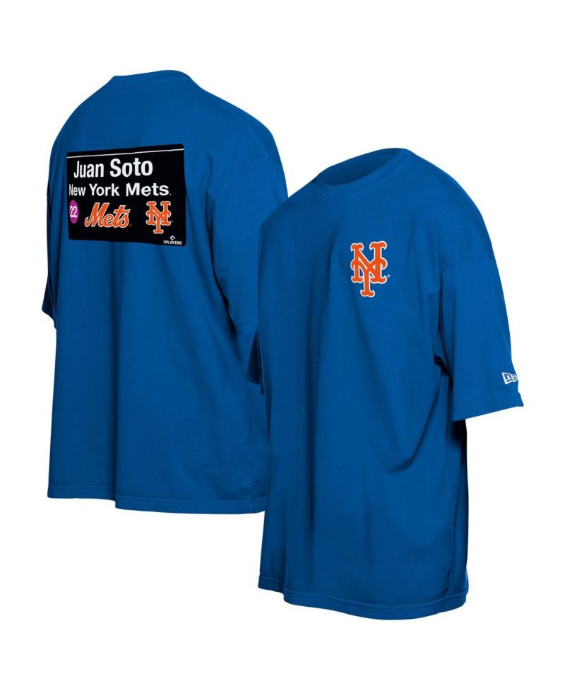 Men's Juan Soto Blue New York Mets Sign Player T-Shirt