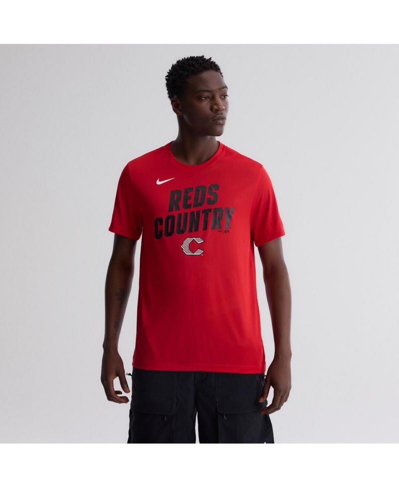 Men's Red Cincinnati Reds 2026 City Connect Team Phrase Script Dri-FIT T-Shirt