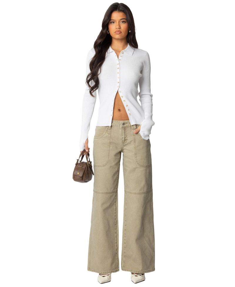 Women's Mirielle Ribbed Knit Cardigan