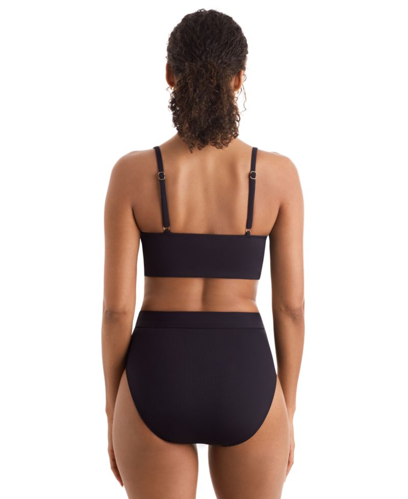 Women's Blake Ribbed V-Neck Midkini Top