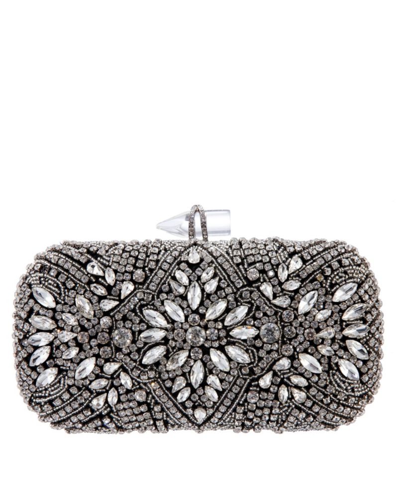 Women's Crystal Embellished Minaudiere