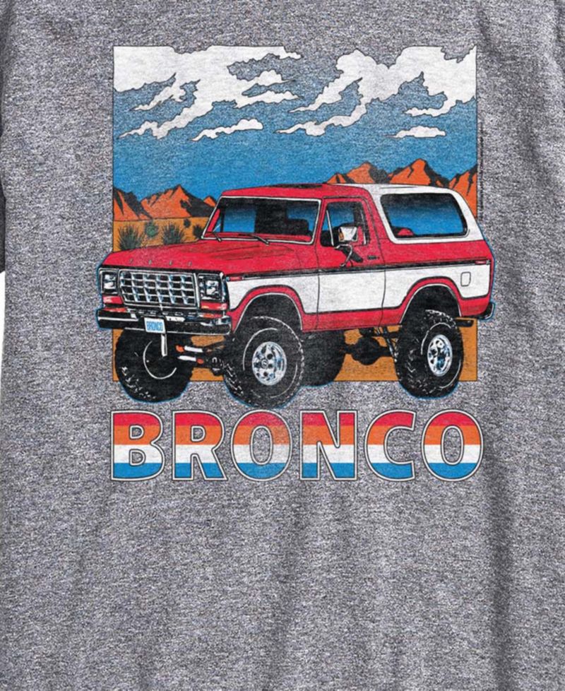 Men's Ford Bronco Mountain View Short-Sleeve Graphic T-Shirt