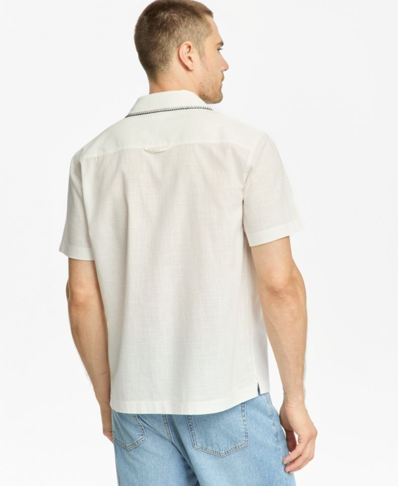 Men's Nicholas Embroidered Camp Shirt