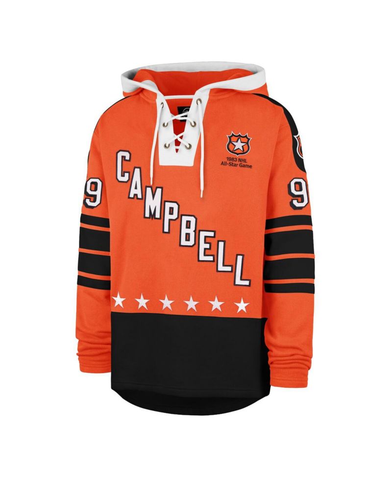 Men's Wayne Gretzky Orange 1983 NHL All-Star Game Superior Lacer Hoodie
