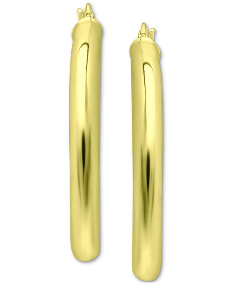 Polished Hoop Earrings