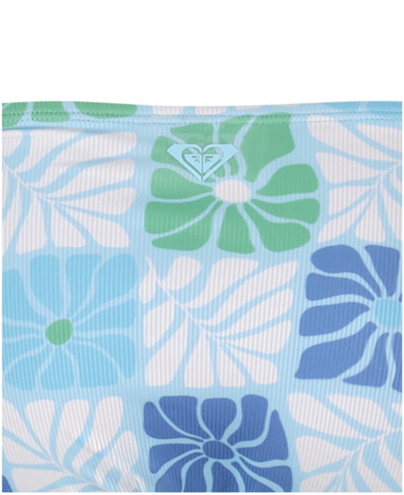 Girls' 8-16 Floral V-Neck Top & Bottoms Bikini, 2-Piece Set