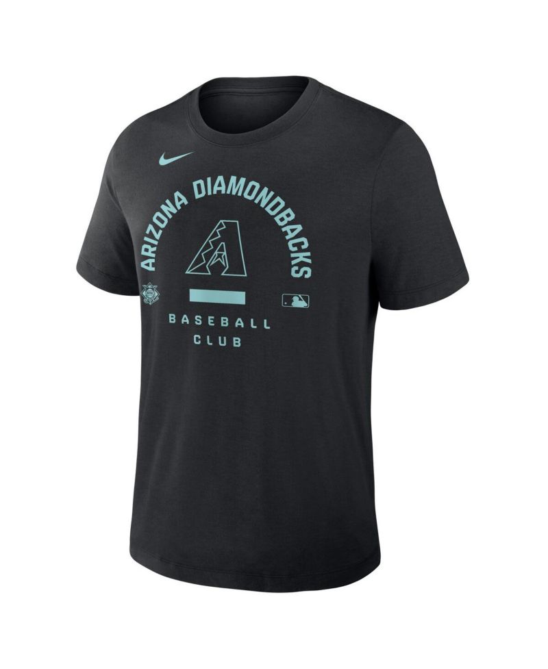Men's Black Arizona Diamondbacks Authentic Collection Early Work Tri-Blend Dri-FIT T-Shirt