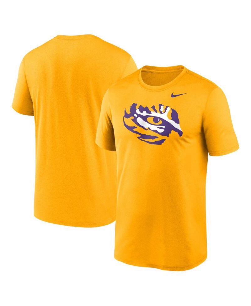 Men's Gold LSU Tigers Primetime Legend Alternate Logo T-Shirt