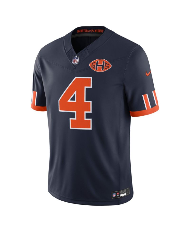 Men's D'Andre Swift Navy Chicago Bears 2026 Rivalries Collection Vapor F.U.S.E Stitched Limited Jersey