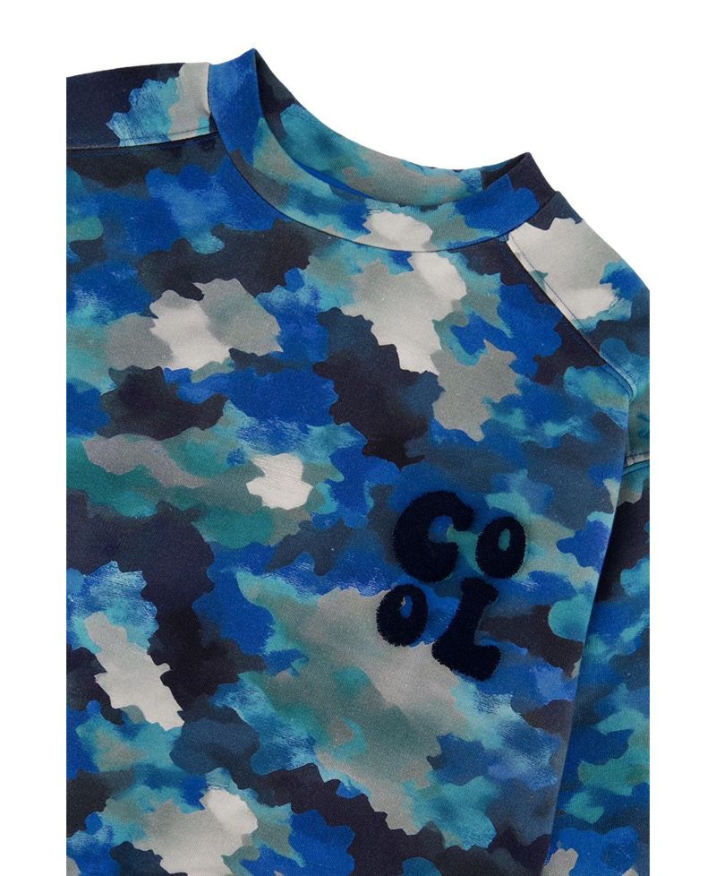 Little and Big Boy(6-12) Camouflage Fleece Sweatshirt