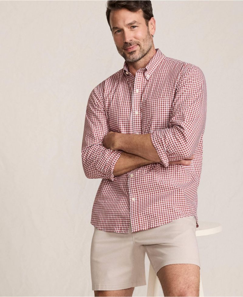 Men's Long Sleeve Poplin Shirt