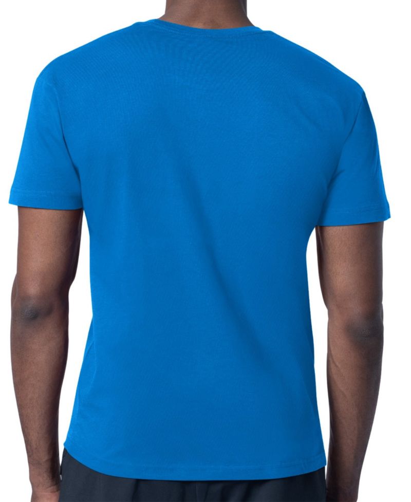 Men's Blue Detroit Lions Modern Tailsweep Graphic T-Shirt