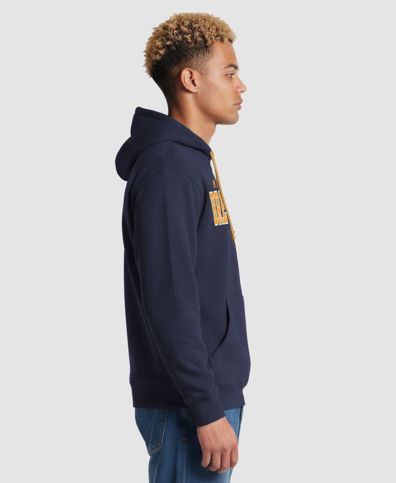 Men's Navy Milwaukee Brewers Fleece Hoodie