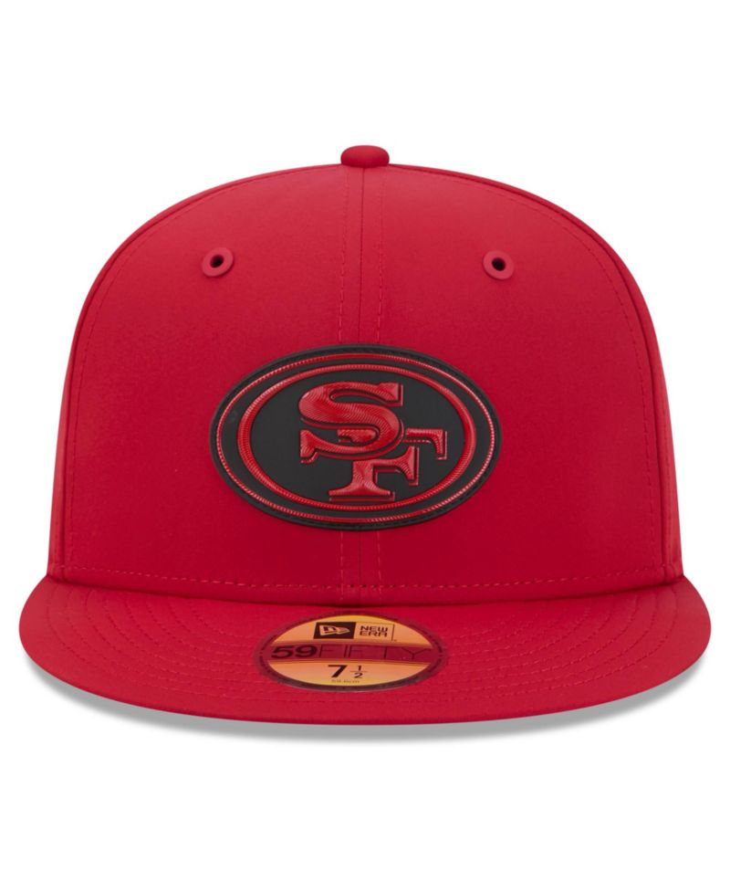 Men's Scarlet San Francisco 49ers 2026 Sideline 59FIFTY Fitted Hat