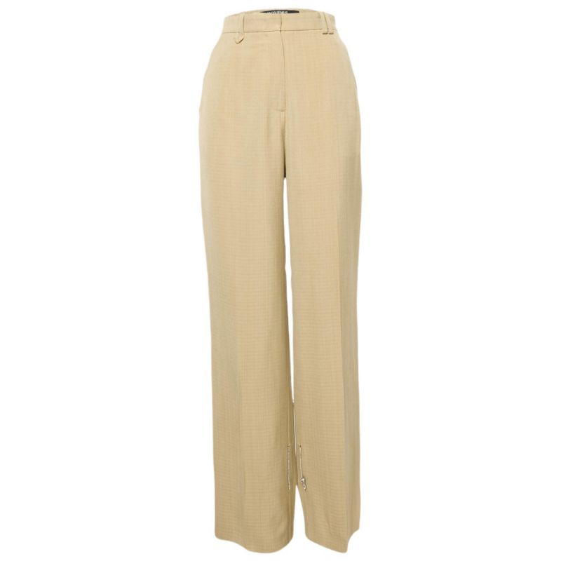 Women's Silk Blend High Rise Le Papier Trousers