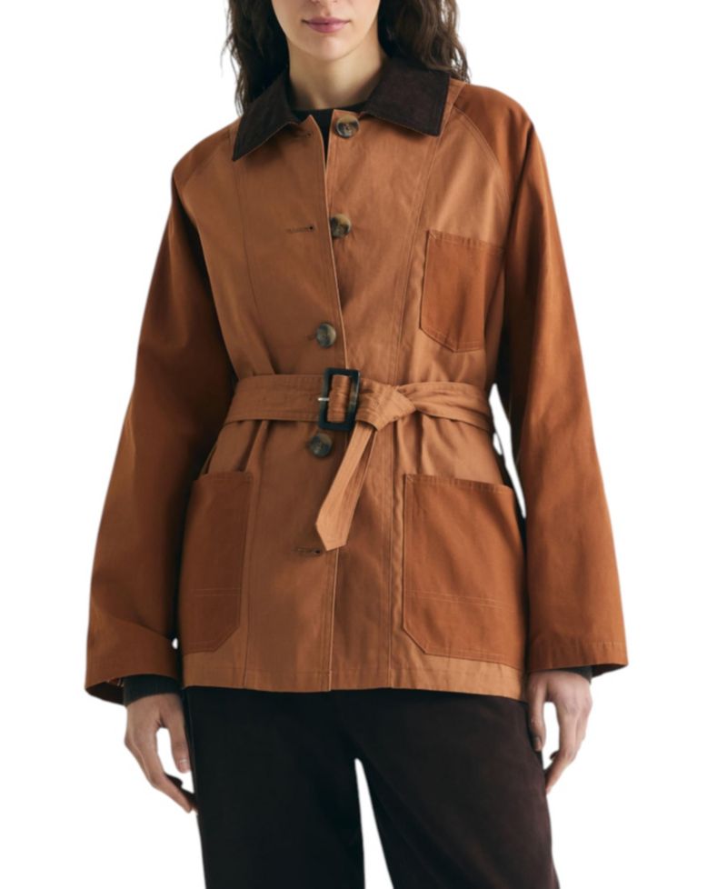 Women's Two-Tone Waxed Jacket