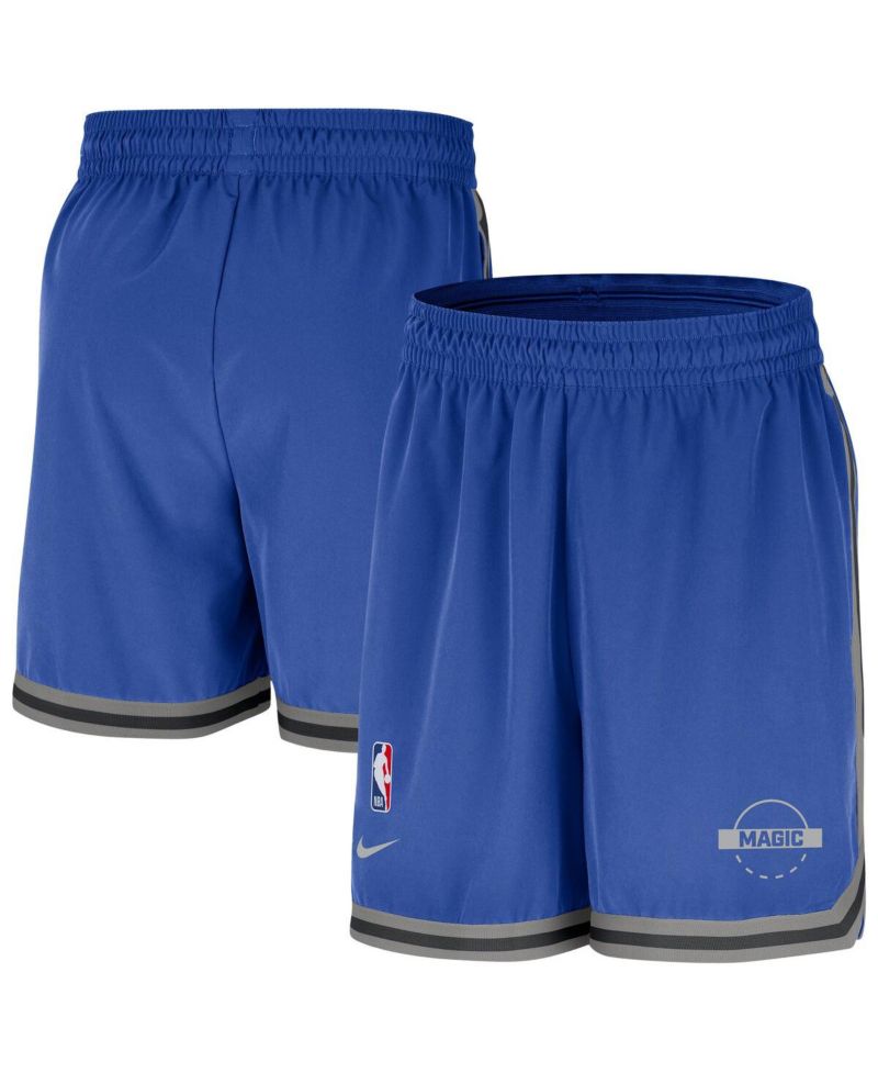Men's Blue Orlando Magic Authentic Practice DNA Woven Performance Shorts