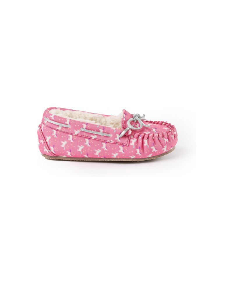Kids' Unicorn Moccasin Slippers