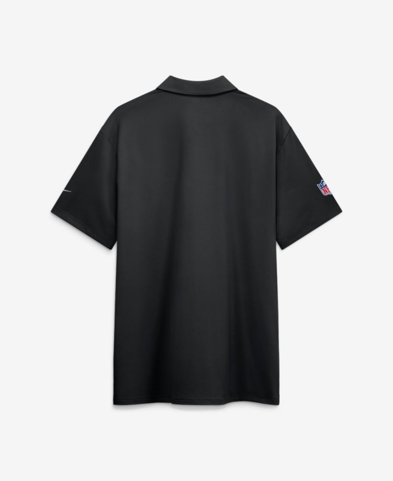 Men's Black New Orleans Saints Sideline Powerful Blocking Dri-FIT Tour Polo Shirt