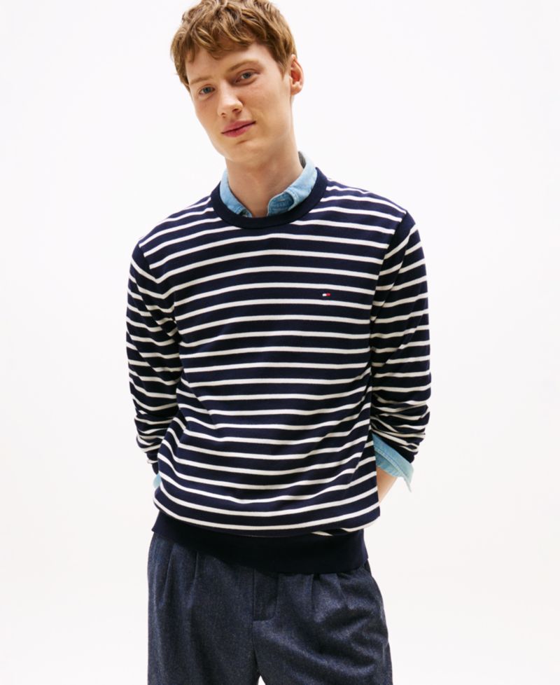 Men's Essential Cotton Crewneck Sweater