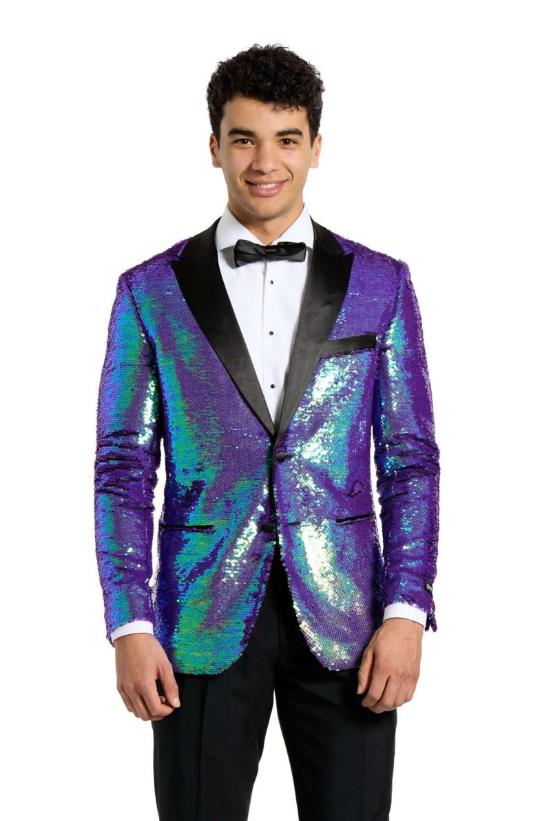Men's Tuxedo - Chique Velvet Smoking Tux - Slim Fit - Including Blazer, Pants And Bow Tie