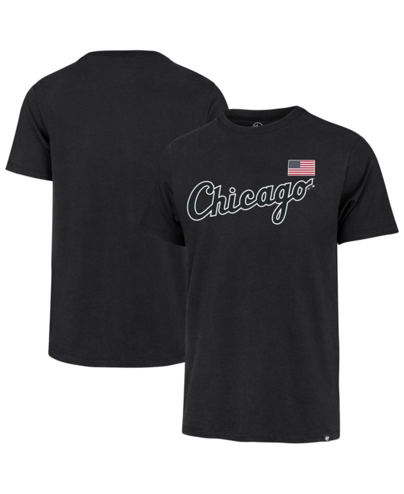 Men's Black Chicago White Sox Heritage U.S. Flag T-Shirt