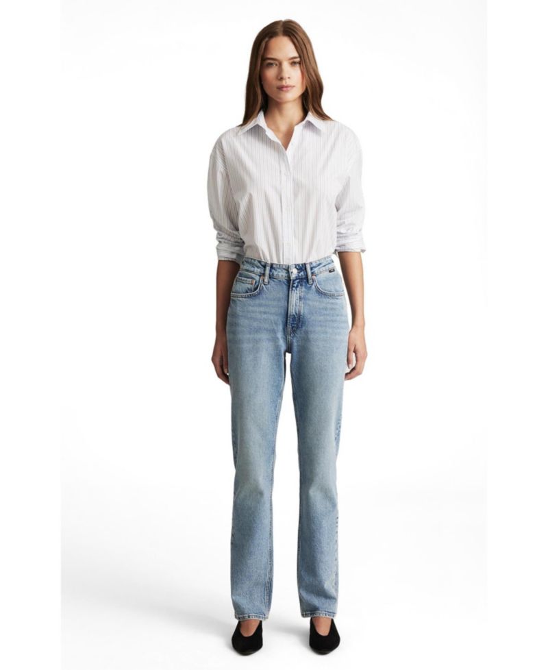 Women's New York High-Rise Straight-Leg Jeans