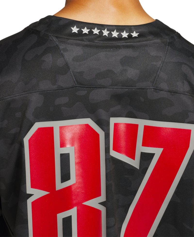 Men's #87 Black NC State Wolfpack Honor & Support Premier Strategy Jersey