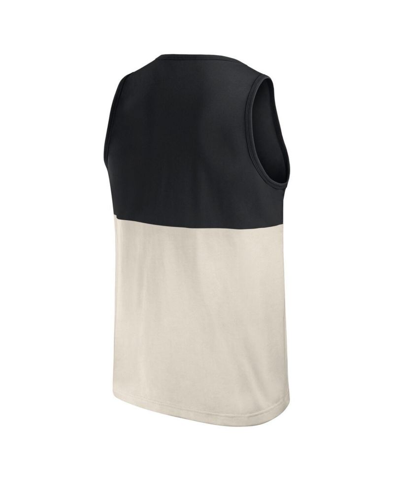 Darius Rucker Collection by Men's Black/Cream Baltimore Orioles Color Block Tank Top