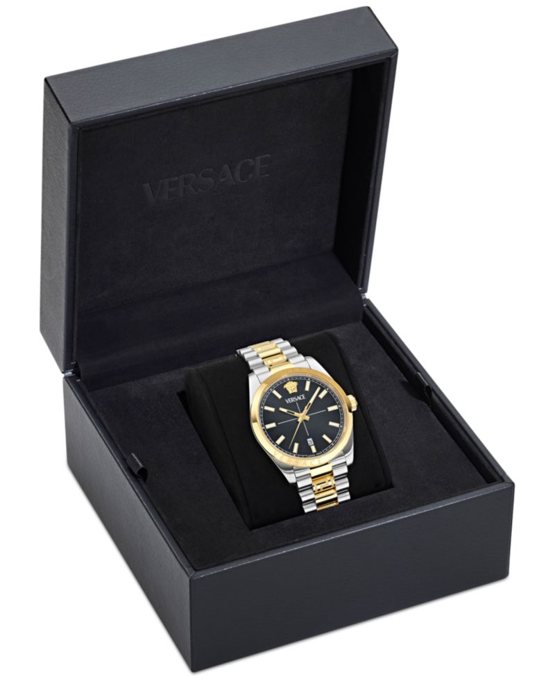 Men's Swiss Millenyium Two-Tone Stainless Steel Bracelet Watch 40mm