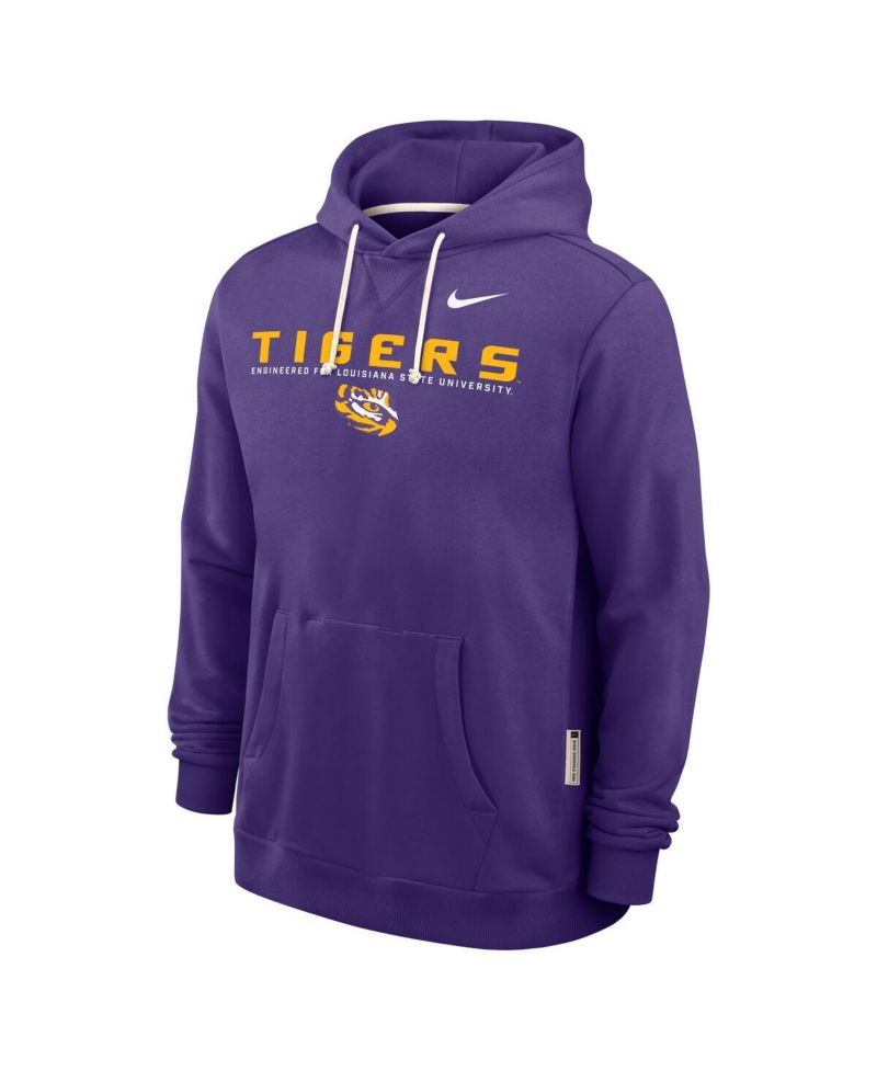 Men's Purple LSU Tigers 2025 Sideline Standard Issue Dri-FIT Hoodie