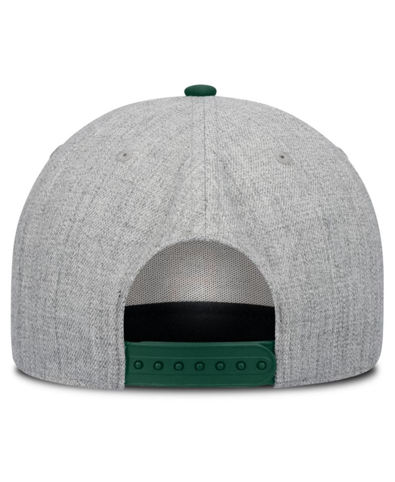 Men's Heather Gray Minnesota Wild A-Frame Adjustable Hat